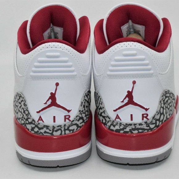Air Jordan 3 Retro Cardinal Red CT8532-126 Size 7 - Picture 4 of 7